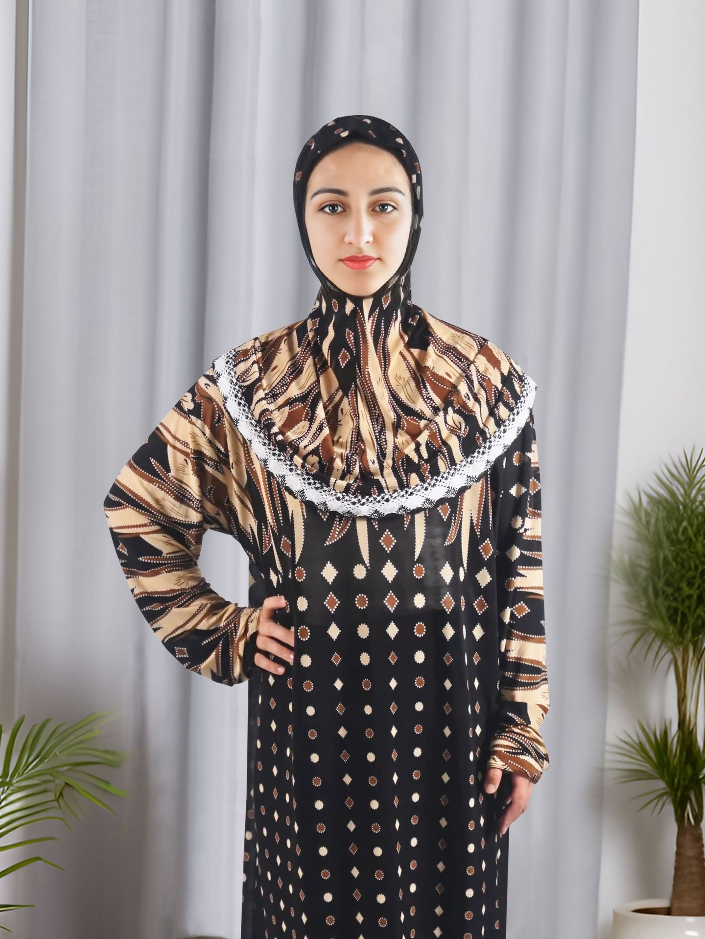 Muslim Comfortable Robe Arab Loose Dress