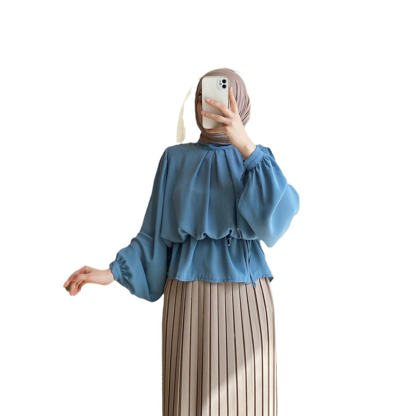 Pleated Skirt Suit Middle East Arab